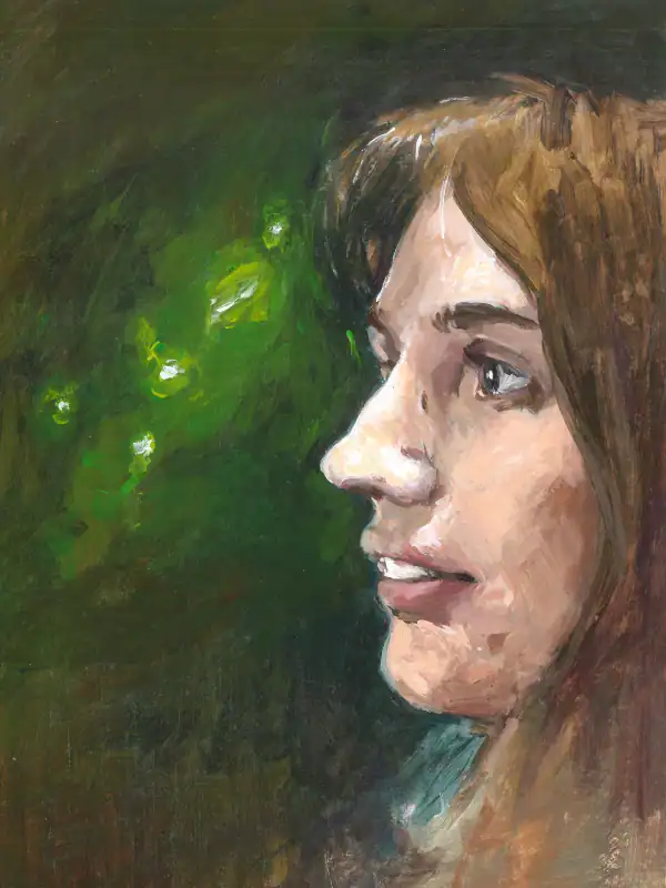 cadeau artisanal portrait personnalise 2025 acrylique papier la gouniafier gregoire de ricaud artiste peintre dessinateur bordeaux france