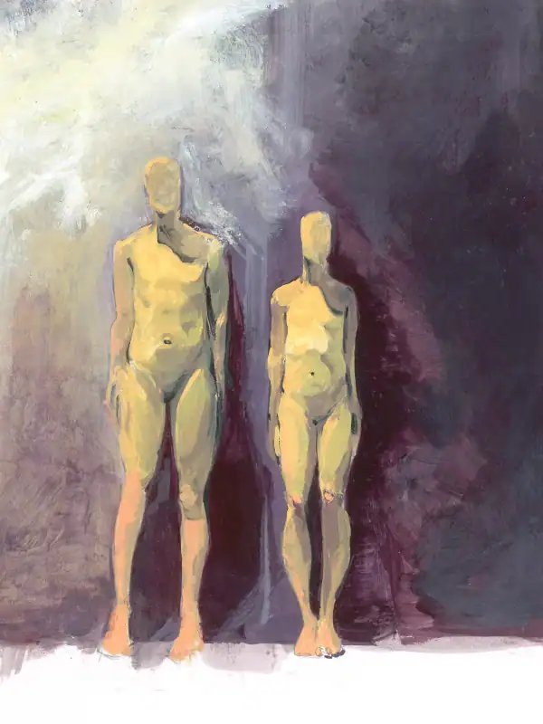 en bordure acrylique papier la gouniafier gregoire de ricaud artiste peintre dessinateur bordeaux france