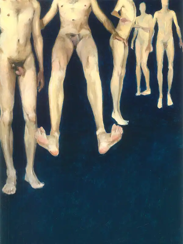 masse nue acrylique papier la gouniafier gregoire de ricaud artiste peintre dessinateur bordeaux france